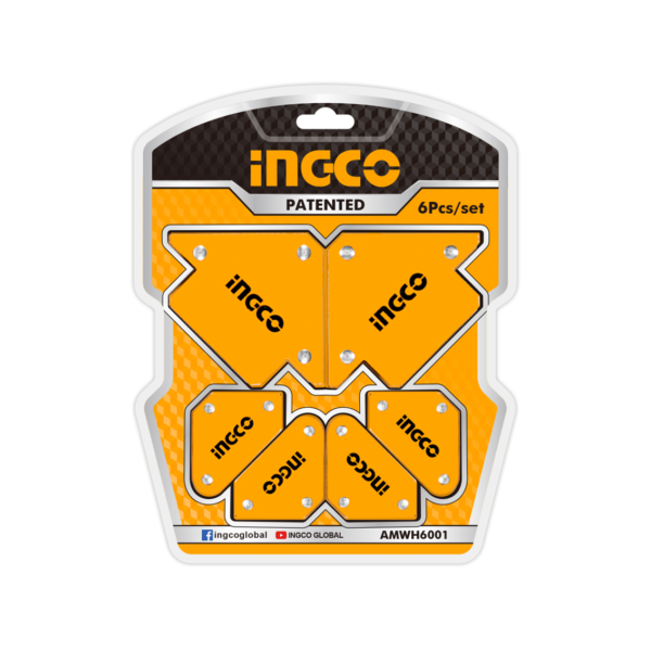 Jogo De Nível Magnético Para Soldador C/6pc Ingco AMWH6001
