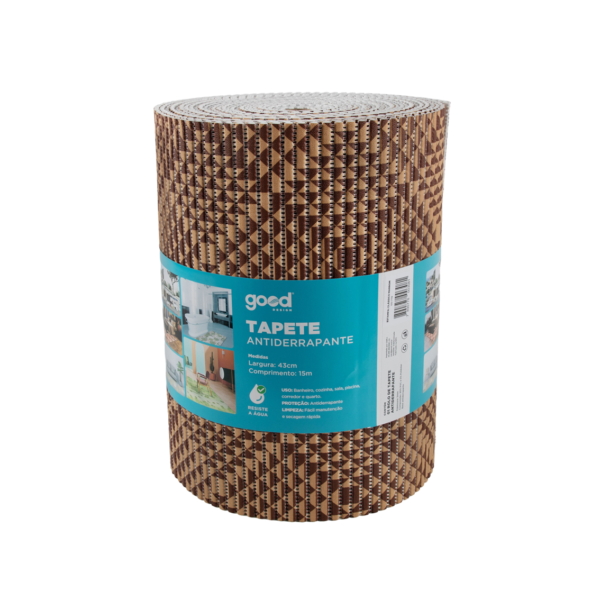 Tapete Emborrachado Clássico Marrom GD-778 Good