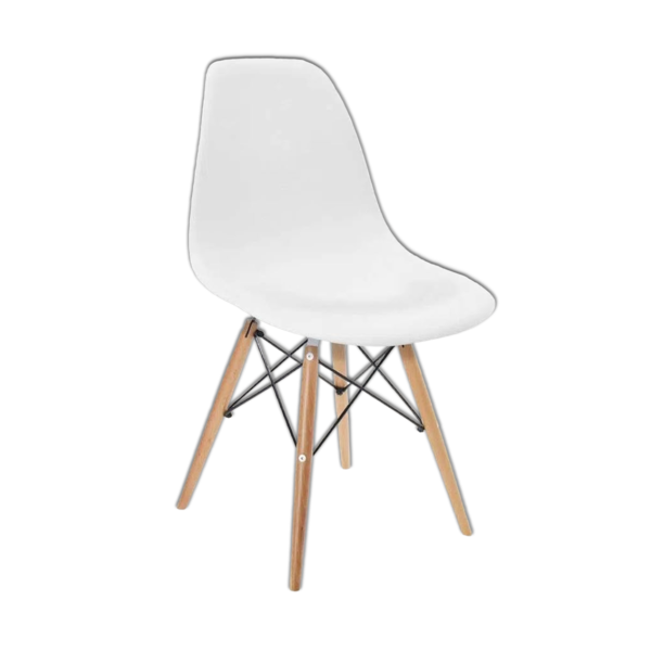 Cadeira Gd Eames Eiffel Branca Pp-638 Good Design
