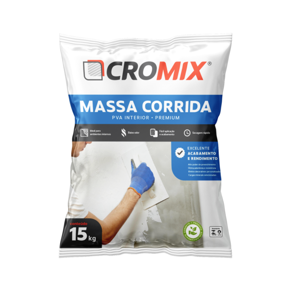 Massa Corrida Pva Cromix 15kg