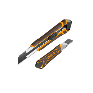Estilete Botão Chato Com Lâmina 25x127mm Ingco HKNS112505