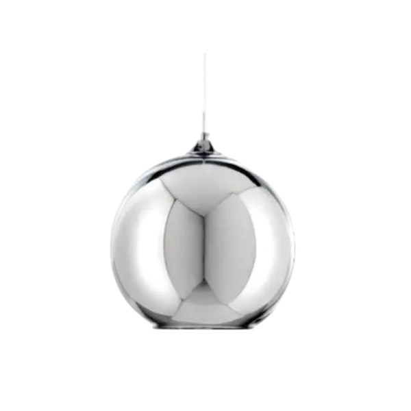 Luminária Pendente Simples Bola Cromado 15cm Good Iluminação GI-30207B1