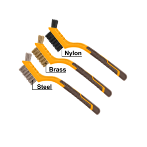 JOGO ESCOVA MANUAL DE ACO E NYLON 180MM C/3PC INGCO HKTWB10306