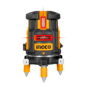 NÍVEL A LASER 5 LINHAS VERMELHAS (1 HORIZONTAL E 4 VERTICAIS) INGCO HLL306505