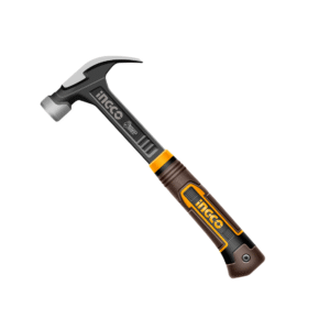 MARTELO UNHA MAGNÉTICO COM CABEÇA EM AÇO FORJADO CABO DE FIBRA 29MM 450G INGCO HCH81016L