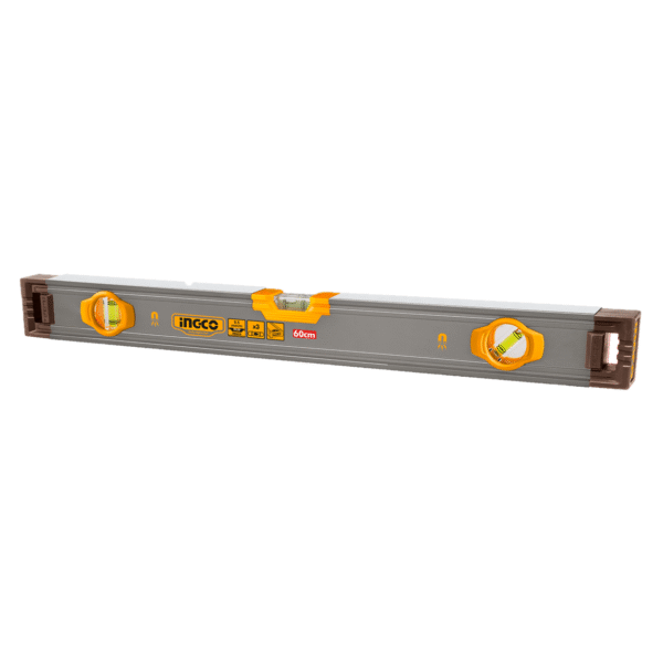 NÍVEL MAGNÉTICO DE ALUMÍNIO PROFISSIONAL 60CM INGCO HSL38060M