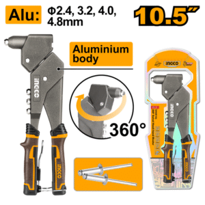 ALICATE REBITADOR MANUAL CAB GIRATORIA 10.5” INGCO SHHR106