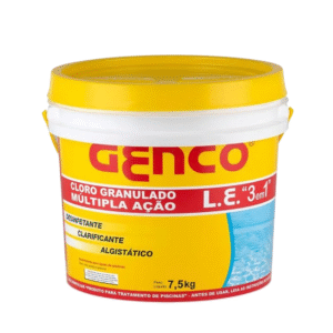CLORO L.E. GRANULADO 3 EM 1 MULTIPLA AÇAO 10KG  GENCO