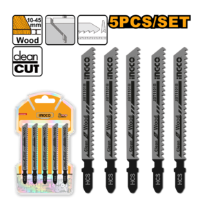 JOGO DE LAMINA SERRA TICO-TICO P/MADEIRA C/5PC JBT1101B INGCO JBT1101B