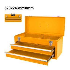 CAIXA DE FERRAMENTAS DE ACO COM 2 GAVETAS 520X218X243MM INGCO HTB06