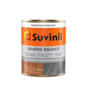 TINTA ESMALTE SEMPRE BRANCO BRILHANTE 0.9L SUVINIL