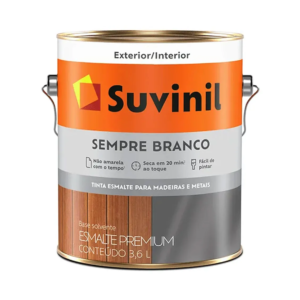 TINTA ESMALTE SEMPRE BRANCO BRILHANTE 3.6L SUVINIL