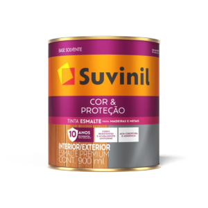 TINTA ESMALTE SINTÉTICO COR E PROTEÇÃO BRILHANTE VERMELHO 0.9L SUVINIL