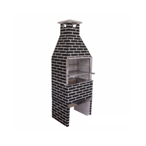 CHURRASQUEIRA PRE MOLDADA 65CM TIJOLINHO BLACK